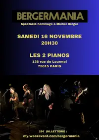 Spectacle musical Bergermania, Paris 15e