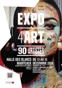 Expo4Art : 90 Artistes sous la Halle des Blancs Manteaux