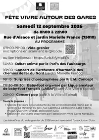 Fête Vivre autour des gares 2026 : animations et vide-greniers