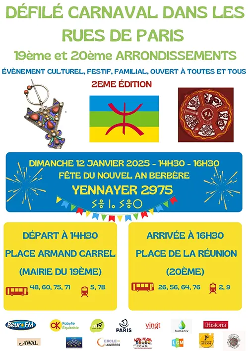 Le grand défilé-carnaval de la culture berbère