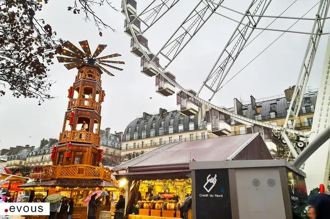 Le marché de Noël des Tuileries